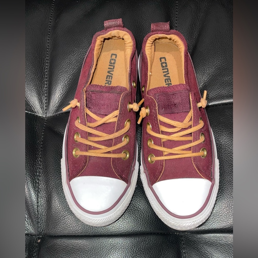 Converse CT‎ All Star Women's Dark Burgundy suede shoe